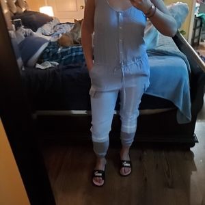 Gap sleeveless jumpsuit